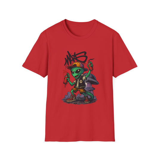 Camiseta Street Art Cogumelo Guardião – Algodão Ring-Spun Gildan 64000
