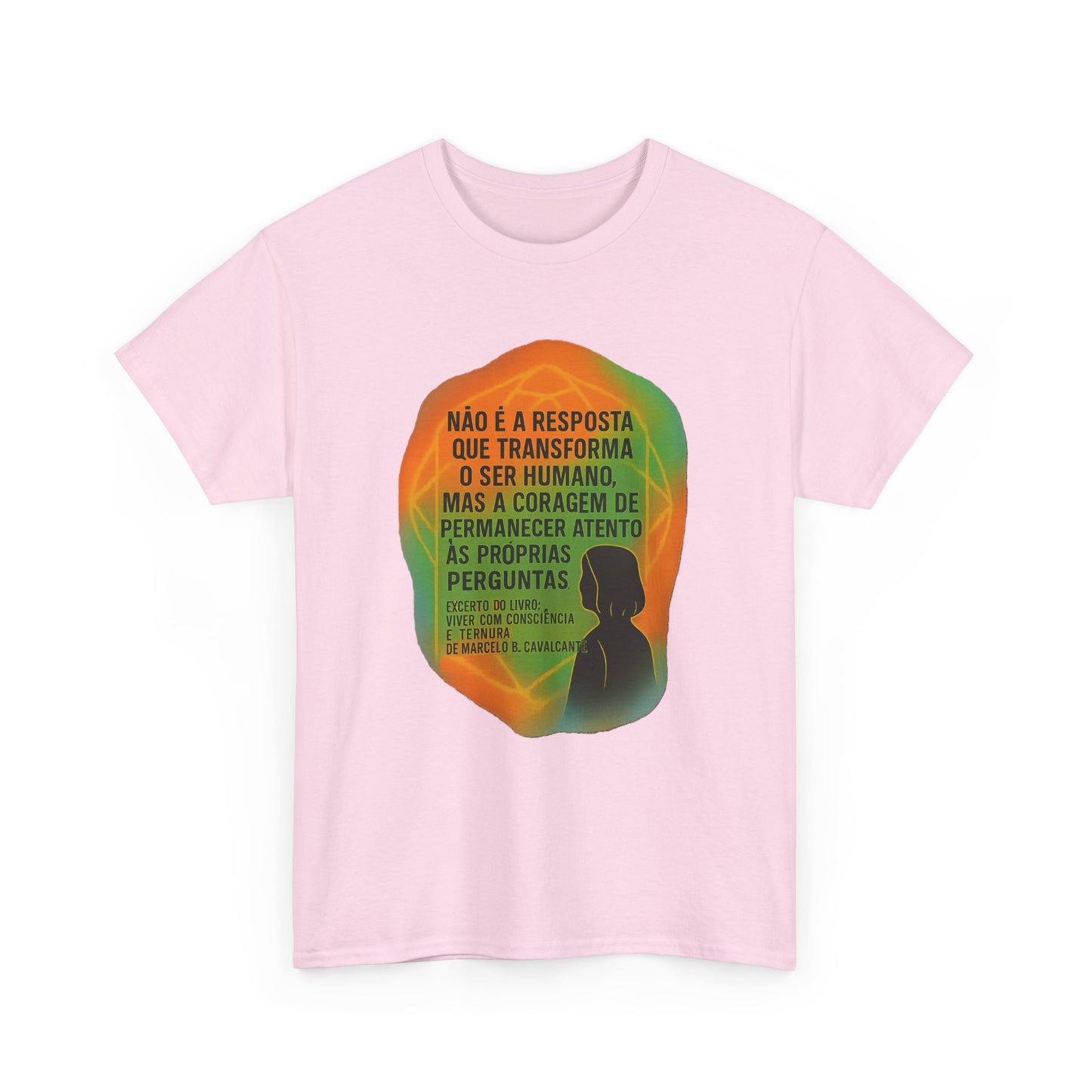 Inspirational Portuguese Quote T-Shirt — 'Coragem de Permanecer Atento'