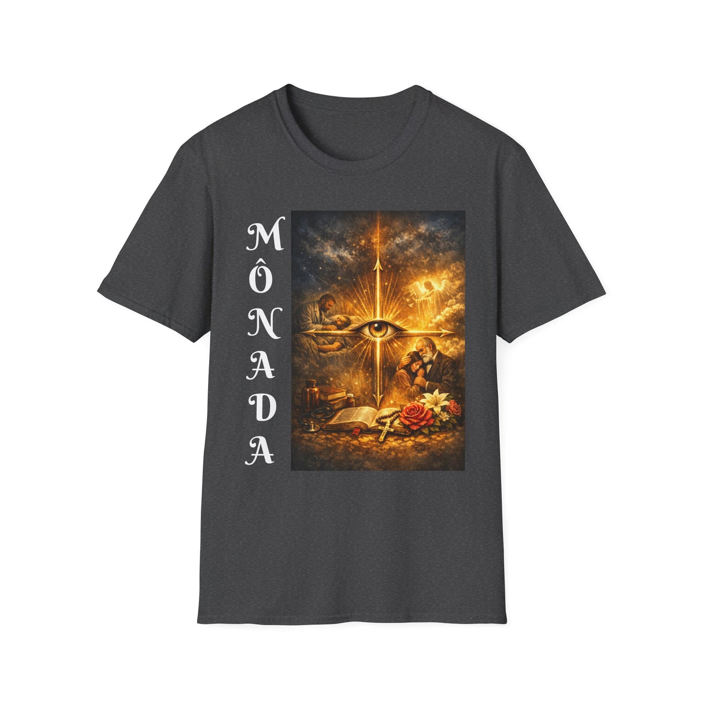 Mônada — Camiseta com estampa filosófica "EU = (0,0)"