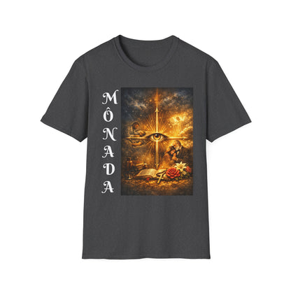 Mônada — Camiseta com estampa filosófica "EU = (0,0)"