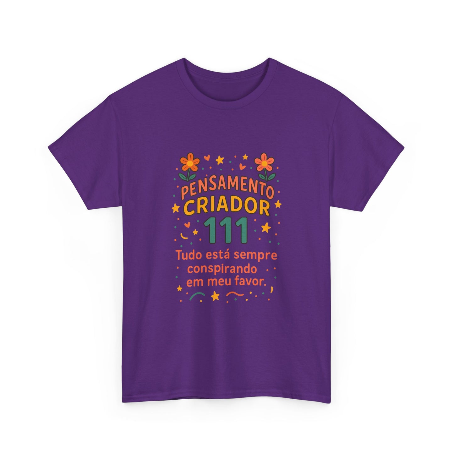 Camiseta 111 Pensamento Criador — Algodão 180g