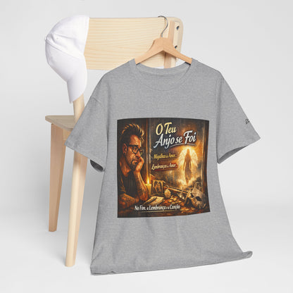 Camiseta Retrato Cinemático Streetwear – Arte Expressiva e Atmosfera Noturna