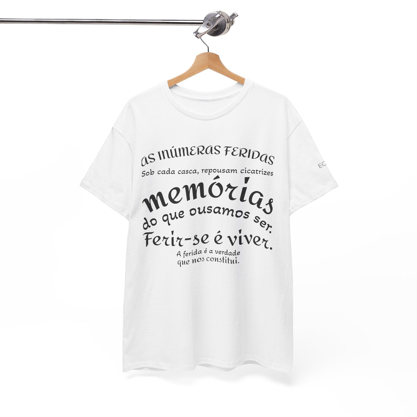 Camiseta “As Inúmeras Feridas” – Algodão Premium Unissex