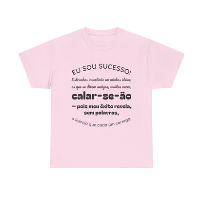 Camiseta estampada unissex Let Your Swords | Azirrague
