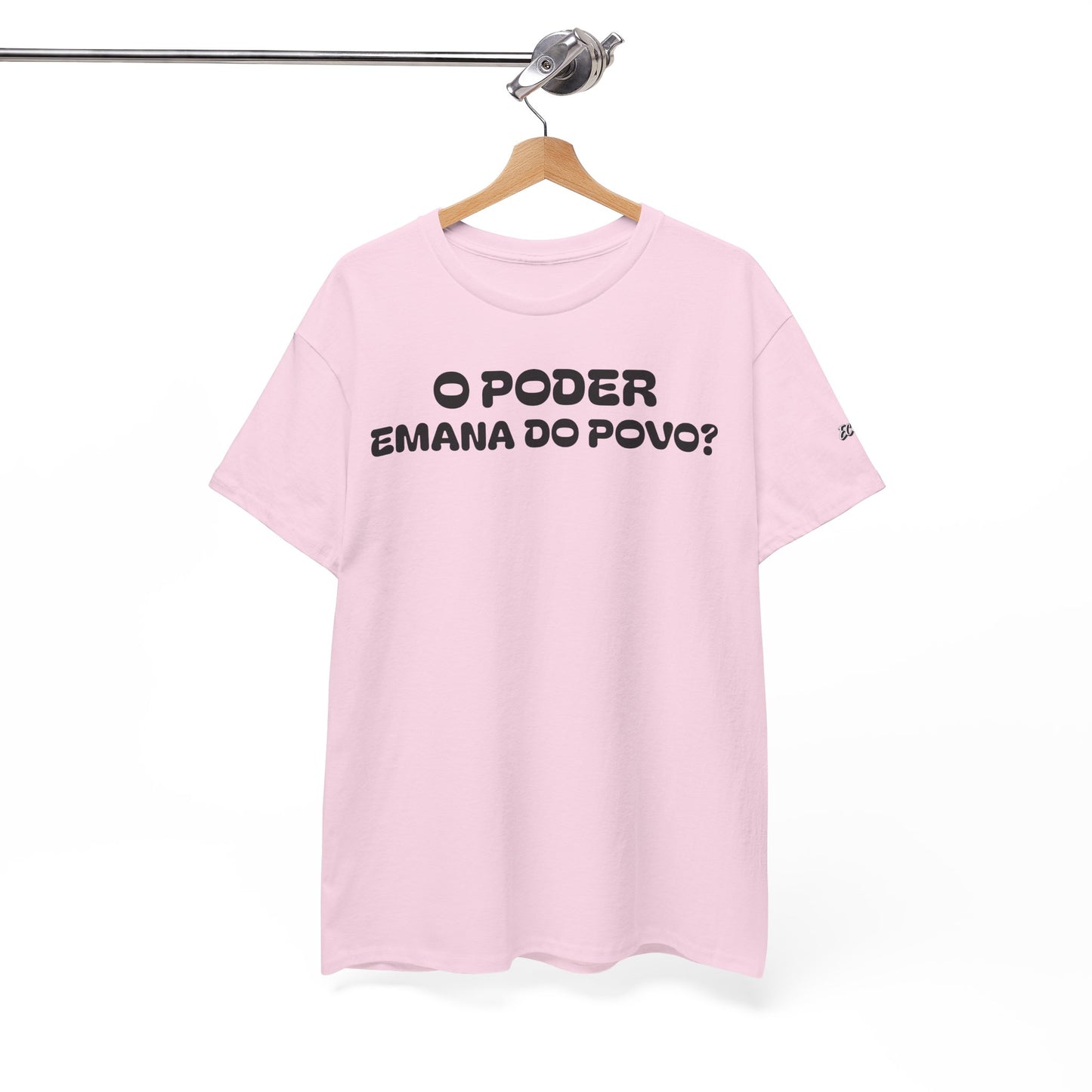 Camiseta “O Poder Emana do Povo” – Reflexão Sociológica sobre Poder e Sociedade