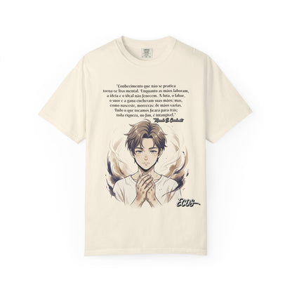 Camiseta Poética Citação Portuguesa — Trecho de Marcelo B. Cavalcante