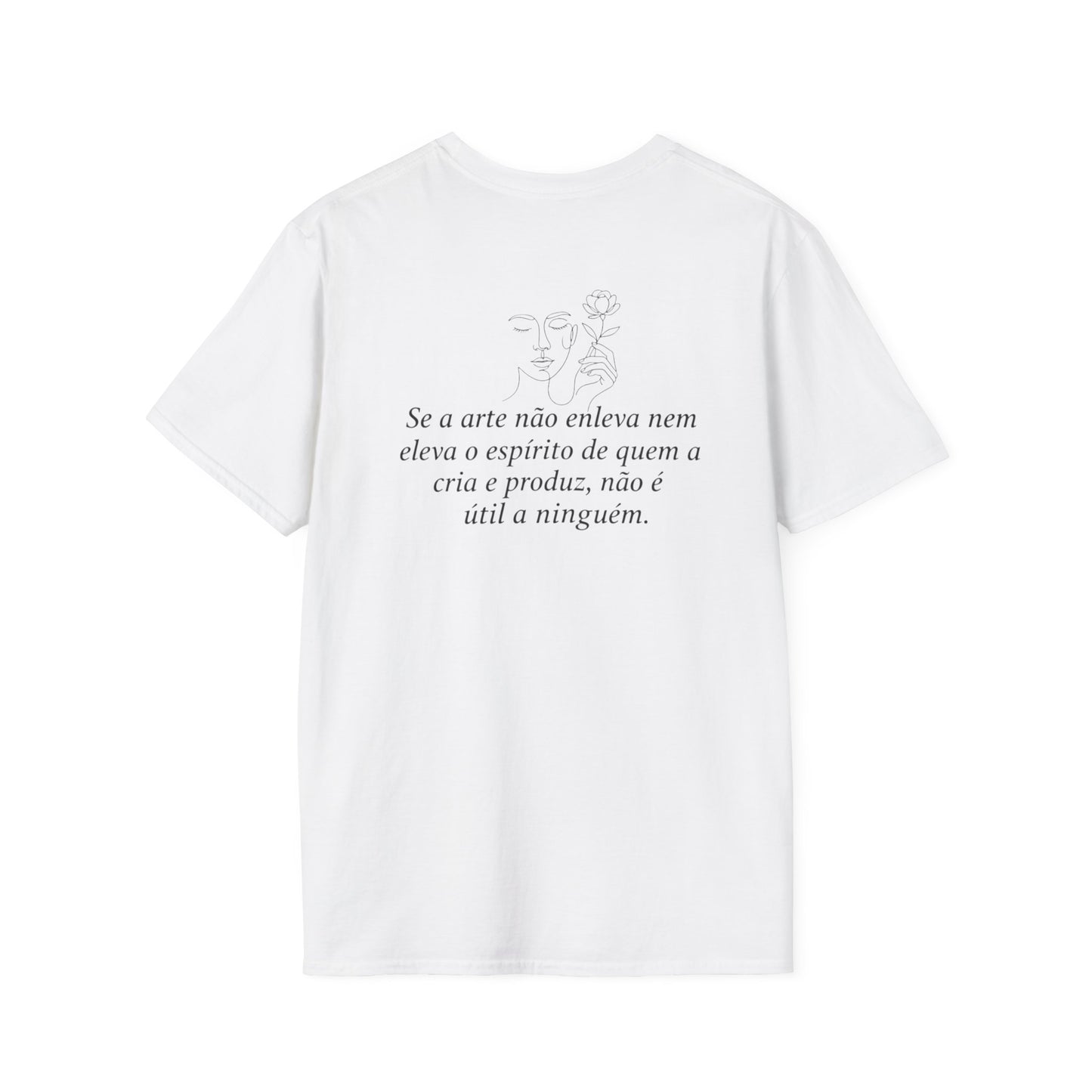 Camiseta "Arte que eleva e enleva o espírito" | Azirrague