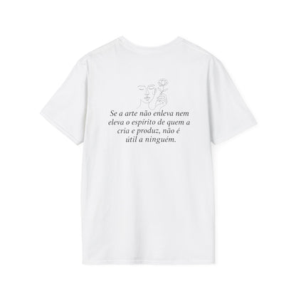 Camiseta "Arte que eleva e enleva o espírito" | Azirrague