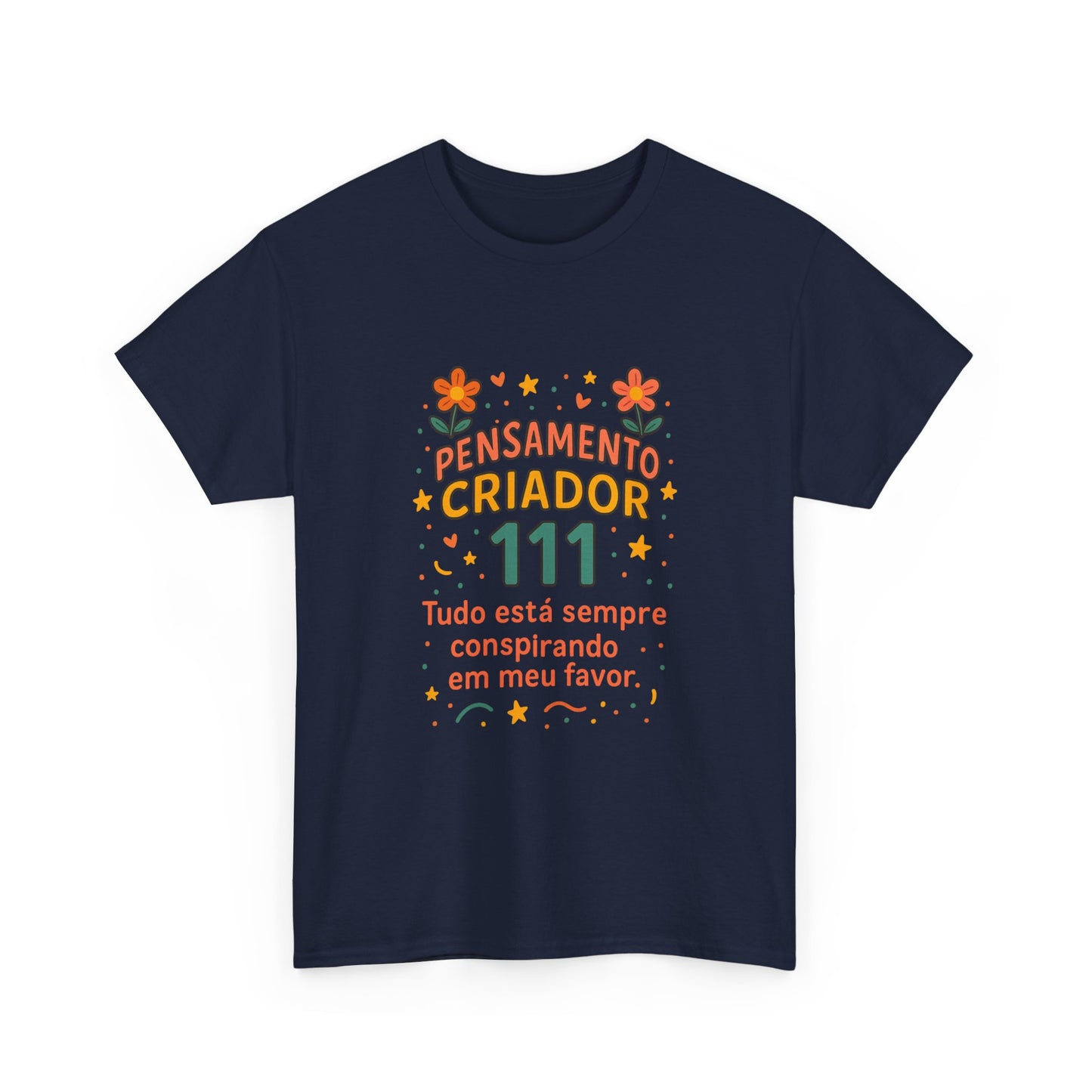 Camiseta 111 Pensamento Criador — Algodão 180g