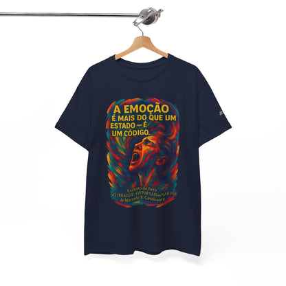 Camiseta Frase de Azirrague – Trecho de Marcelo B. Cavalcante | Algodão Gildan 5000