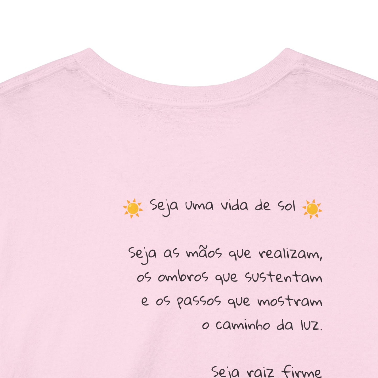 Camiseta Luz Serena – Poema de Esperança em Algodão