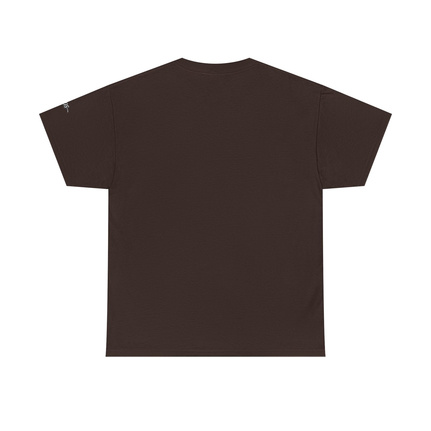Camiseta inspiradora com citações portuguesas — "Pense, crie, mova-se..."