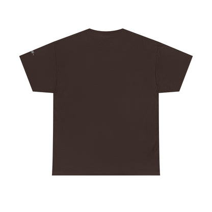 Camiseta inspiradora com citações portuguesas — "Pense, crie, mova-se..."