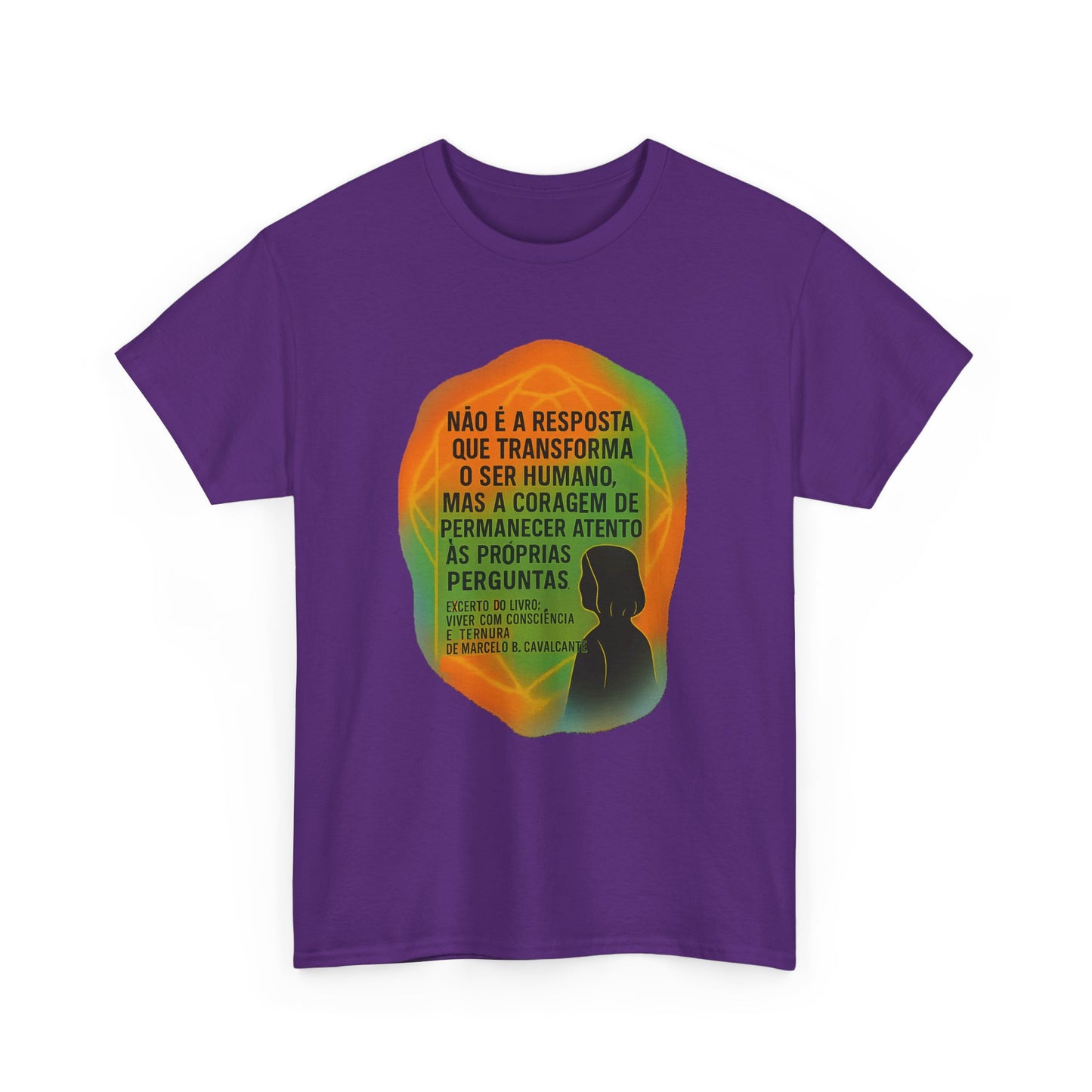 Inspirational Portuguese Quote T-Shirt — 'Coragem de Permanecer Atento'