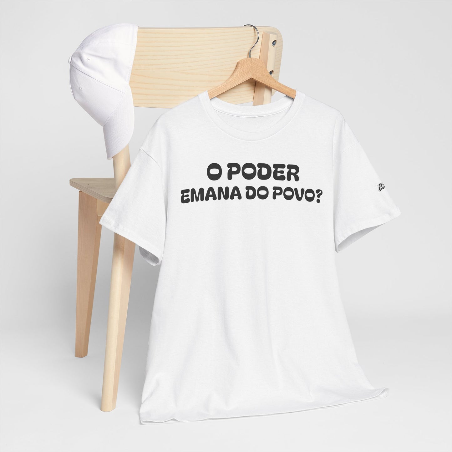 Camiseta “O Poder Emana do Povo” – Reflexão Sociológica sobre Poder e Sociedade
