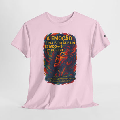 Camiseta Frase de Azirrague – Trecho de Marcelo B. Cavalcante | Algodão Gildan 5000