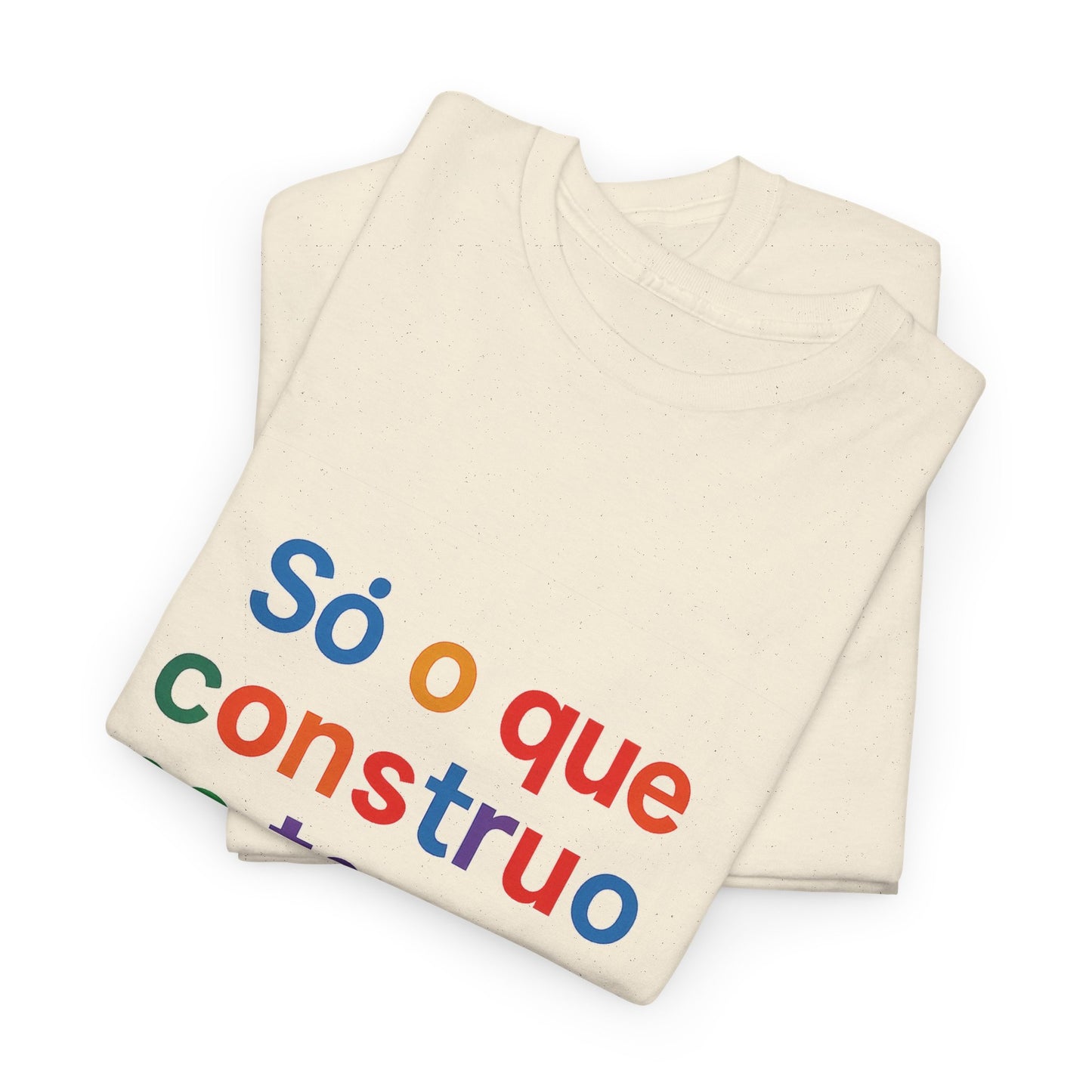 Camiseta Filosófica “Só o que Construo no Tempo, o Tempo Respeita” – Algodão Gildan 5000