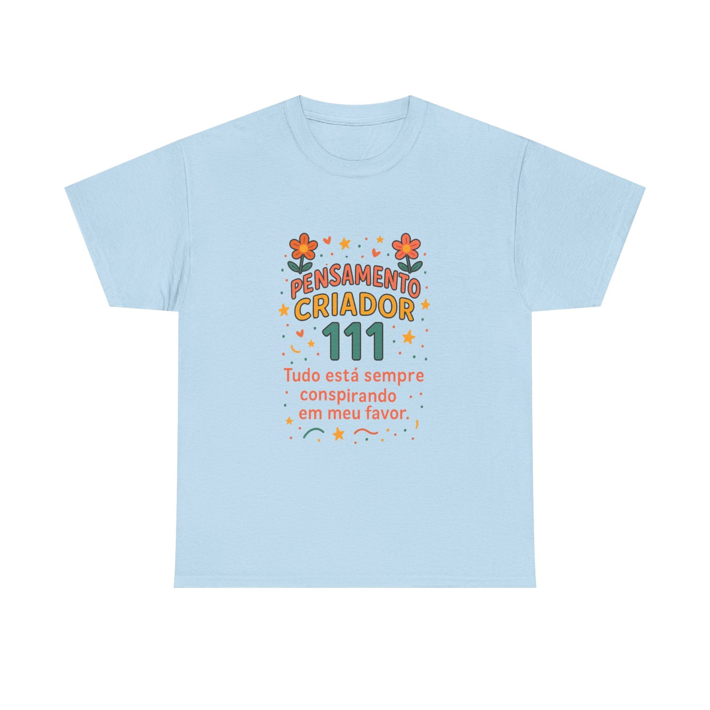 Camiseta 111 Pensamento Criador — Algodão 180g
