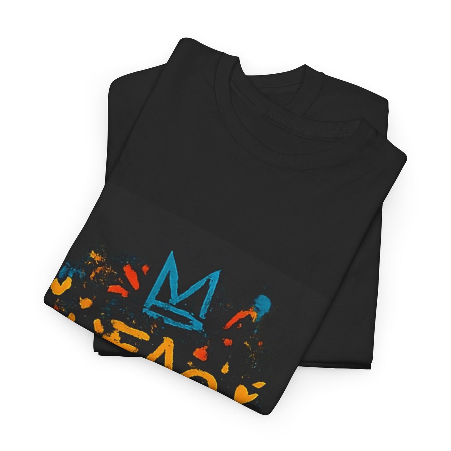Camiseta Graffiti Crown — Arte Urbana Vibrante em Algodão Premium