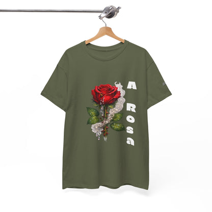 Camiseta Poema Azirrague — Rosa, Espinho e Amor