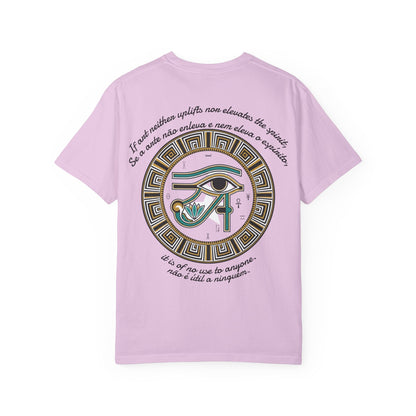 Camiseta Olho de Hórus Garment-Dyed