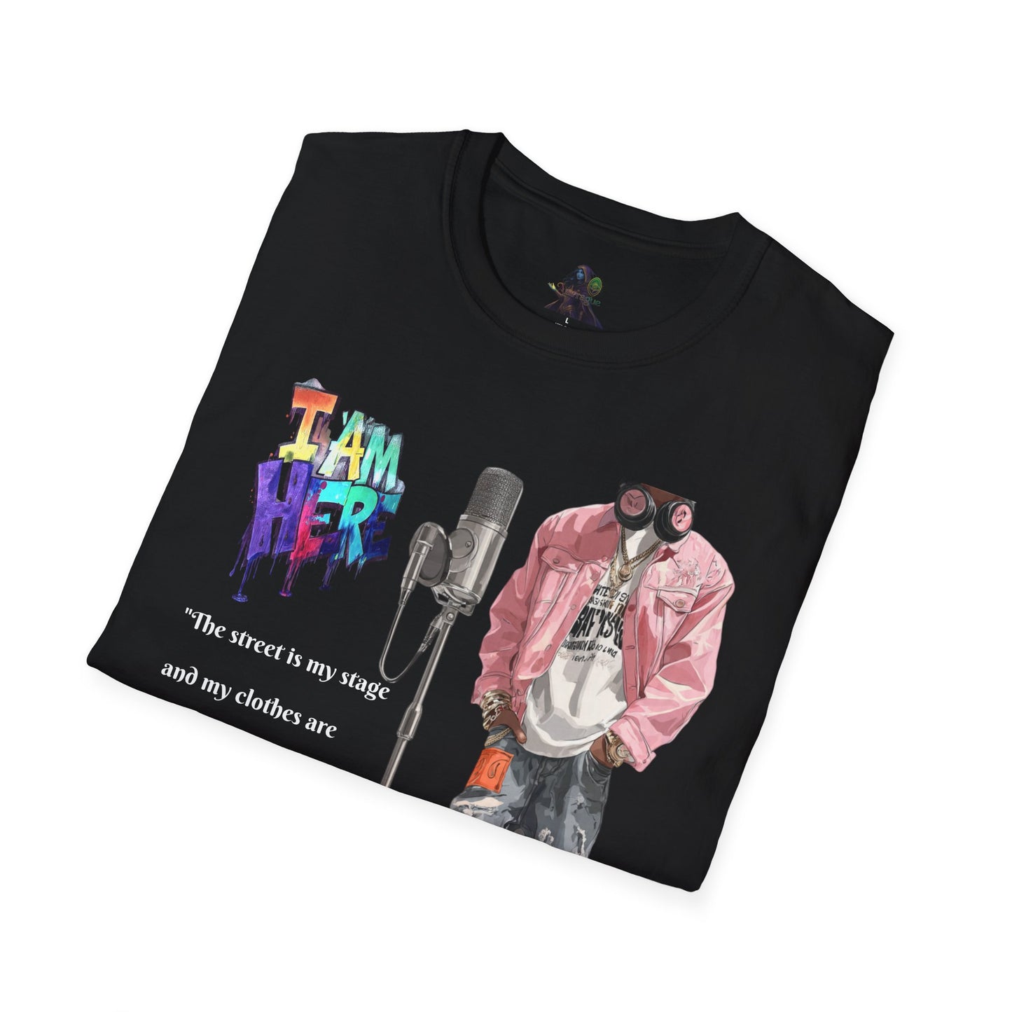 Camiseta I’m Here — Manifesto Urbano Criativo | Azirrague