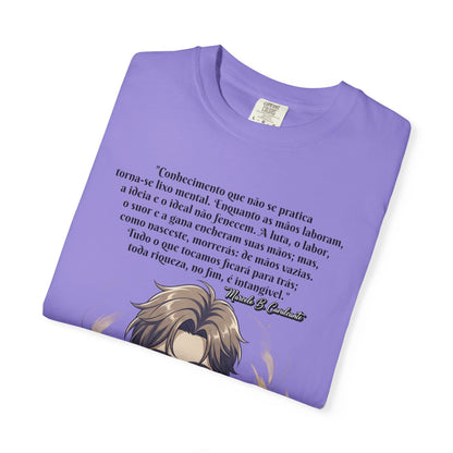 Camiseta Poética Citação Portuguesa — Trecho de Marcelo B. Cavalcante