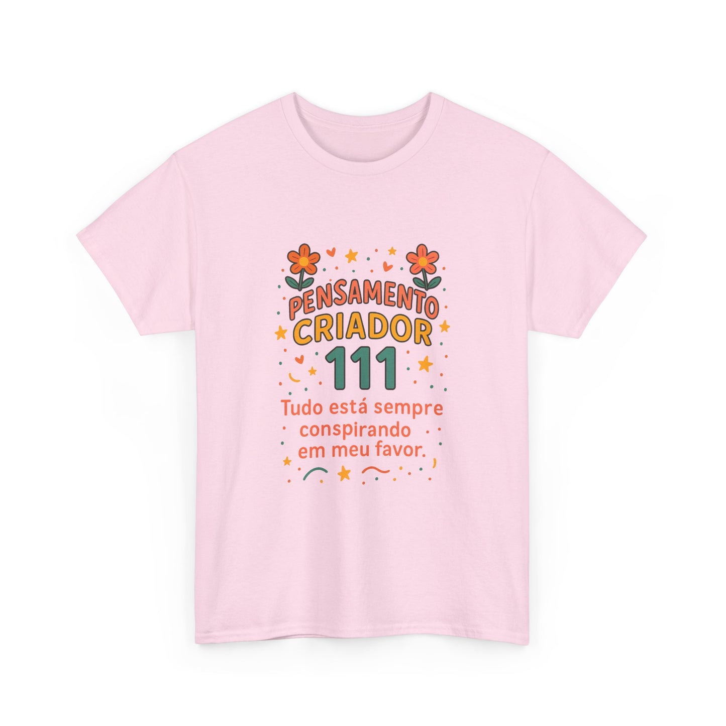Camiseta 111 Pensamento Criador — Algodão 180g