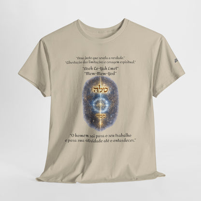 Camiseta Cabalística Asaliah & Imamiah – Símbolos Místicos e Energia Espiritual