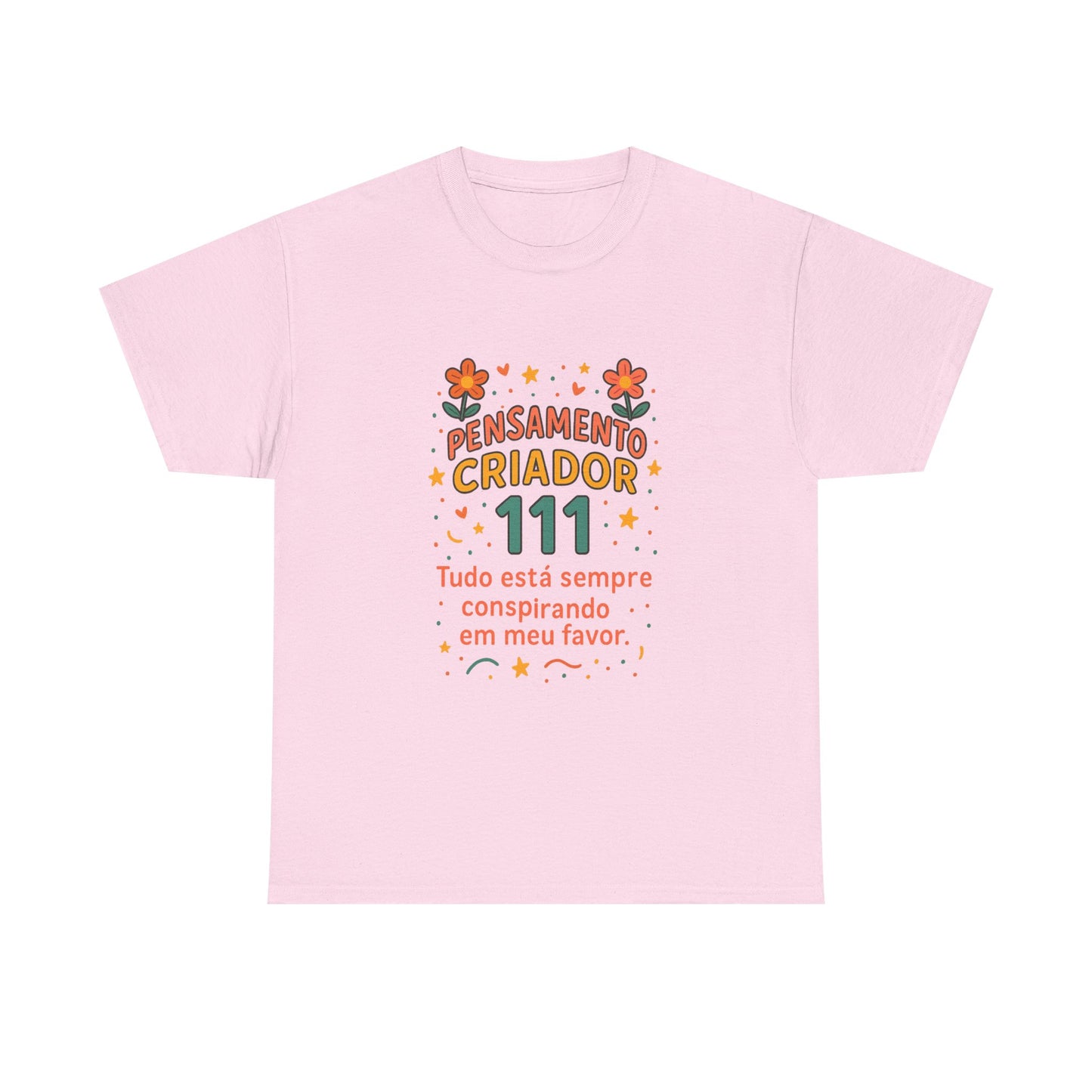 Camiseta 111 Pensamento Criador — Algodão 180g