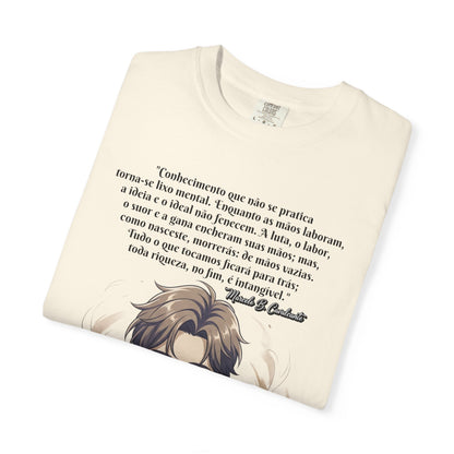 Camiseta Poética Citação Portuguesa — Trecho de Marcelo B. Cavalcante
