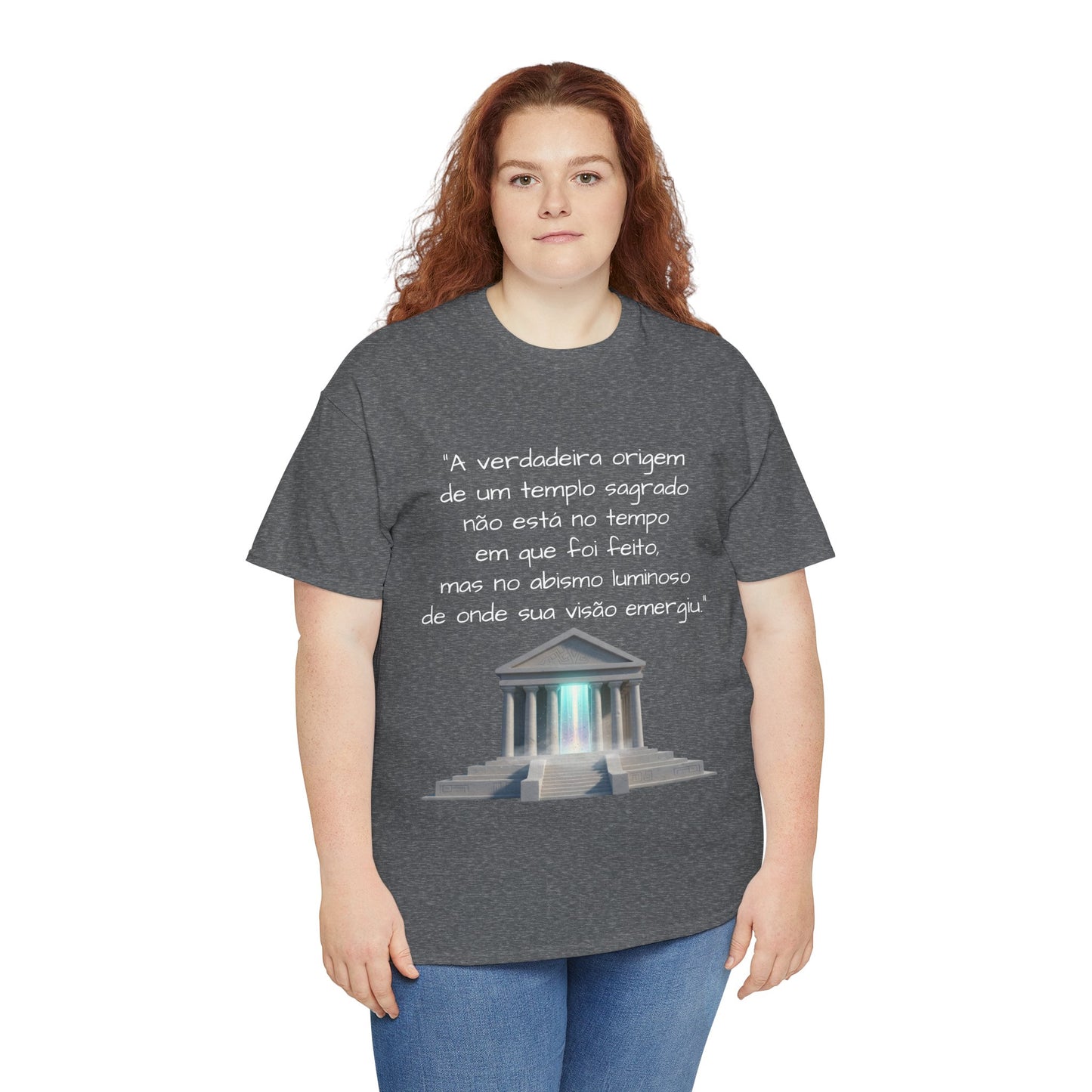 Camiseta Templo Sereno — Algodão 100% Médio