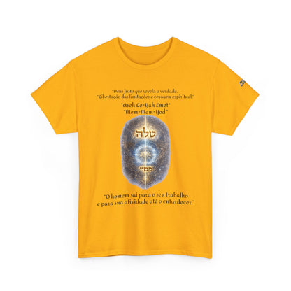 Camiseta Cabalística Asaliah & Imamiah – Símbolos Místicos e Energia Espiritual
