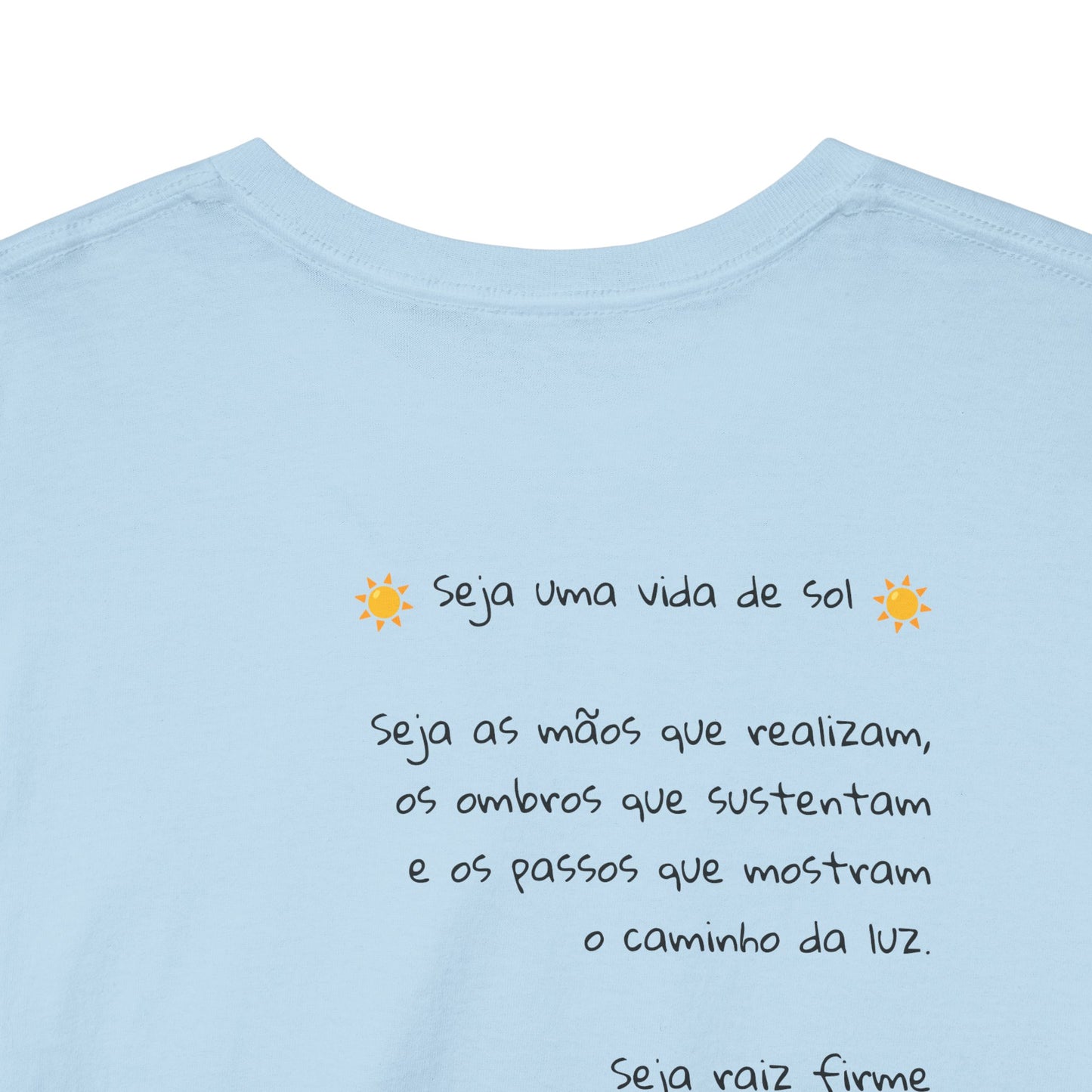 Camiseta Luz Serena – Poema de Esperança em Algodão