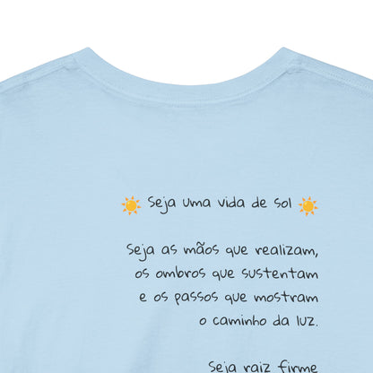 Camiseta Luz Serena – Poema de Esperança em Algodão