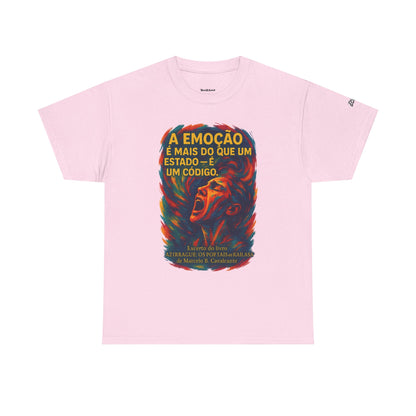 Camiseta Frase de Azirrague – Trecho de Marcelo B. Cavalcante | Algodão Gildan 5000