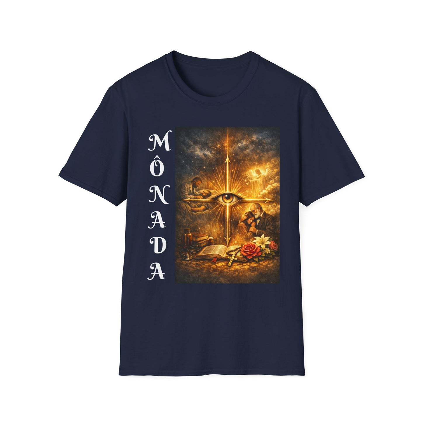 Mônada — Camiseta com estampa filosófica "EU = (0,0)"