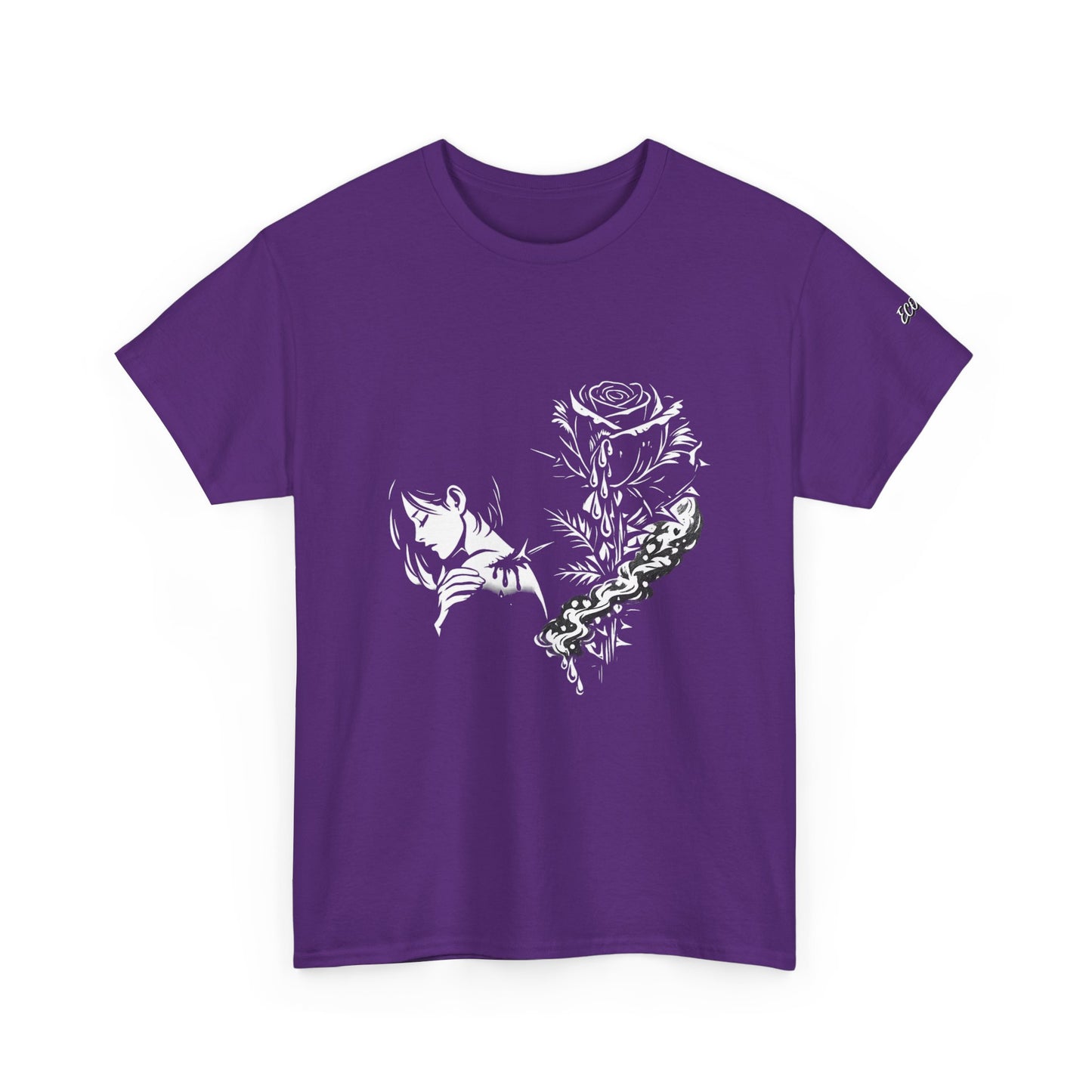 Camiseta Poema Azirrague — Rosa em Luto