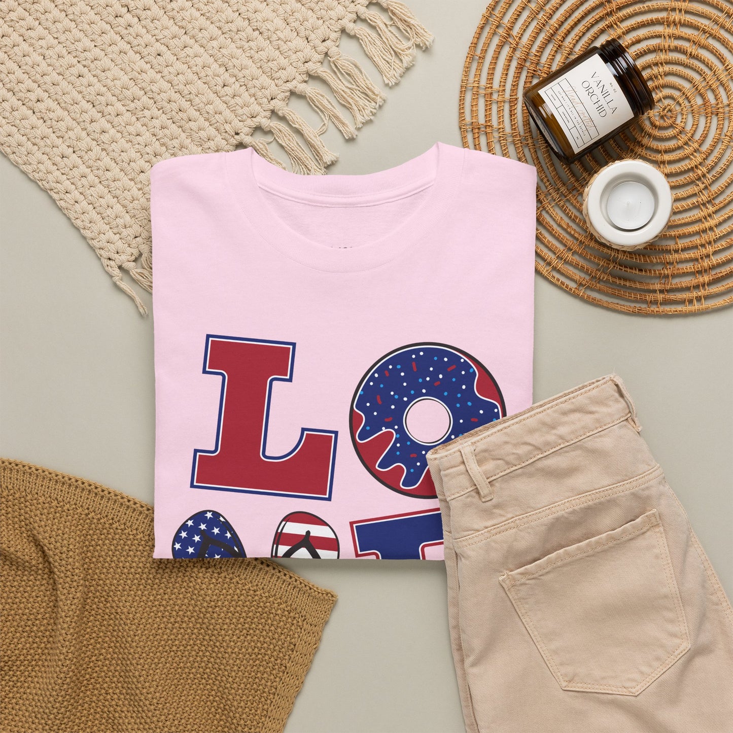 Camiseta Unissex Love America | Algodão Premium Gildan® 5000