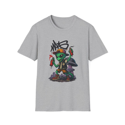 Camiseta Street Art Cogumelo Guardião – Algodão Ring-Spun Gildan 64000