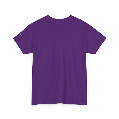 Camiseta inspiradora com citações portuguesas — "Pense, crie, mova-se..."