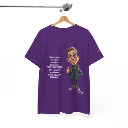 Camiseta Azimur “O Universo Reconhece Quem Desperta” – Algodão 100% Unissex