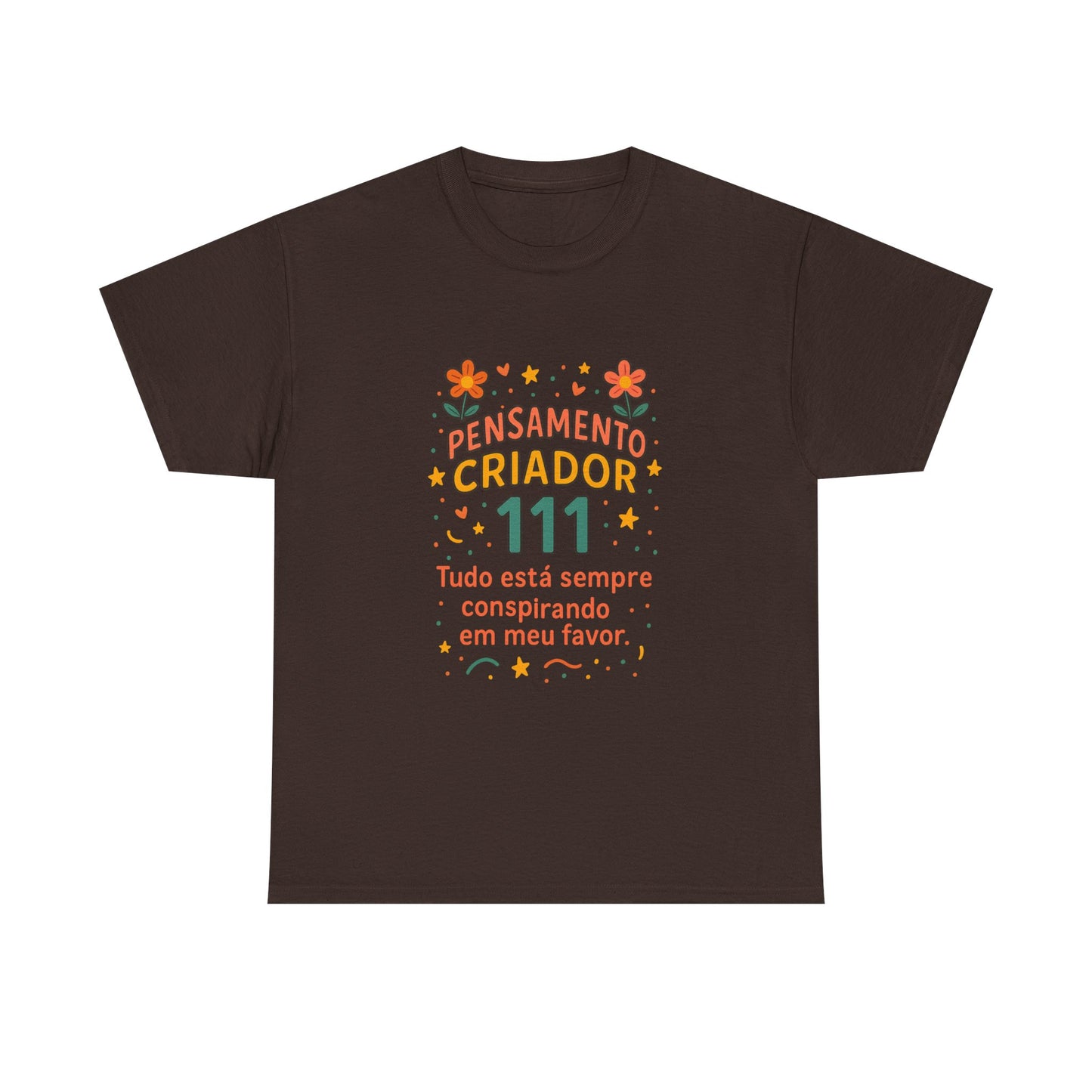 Camiseta 111 Pensamento Criador — Algodão 180g