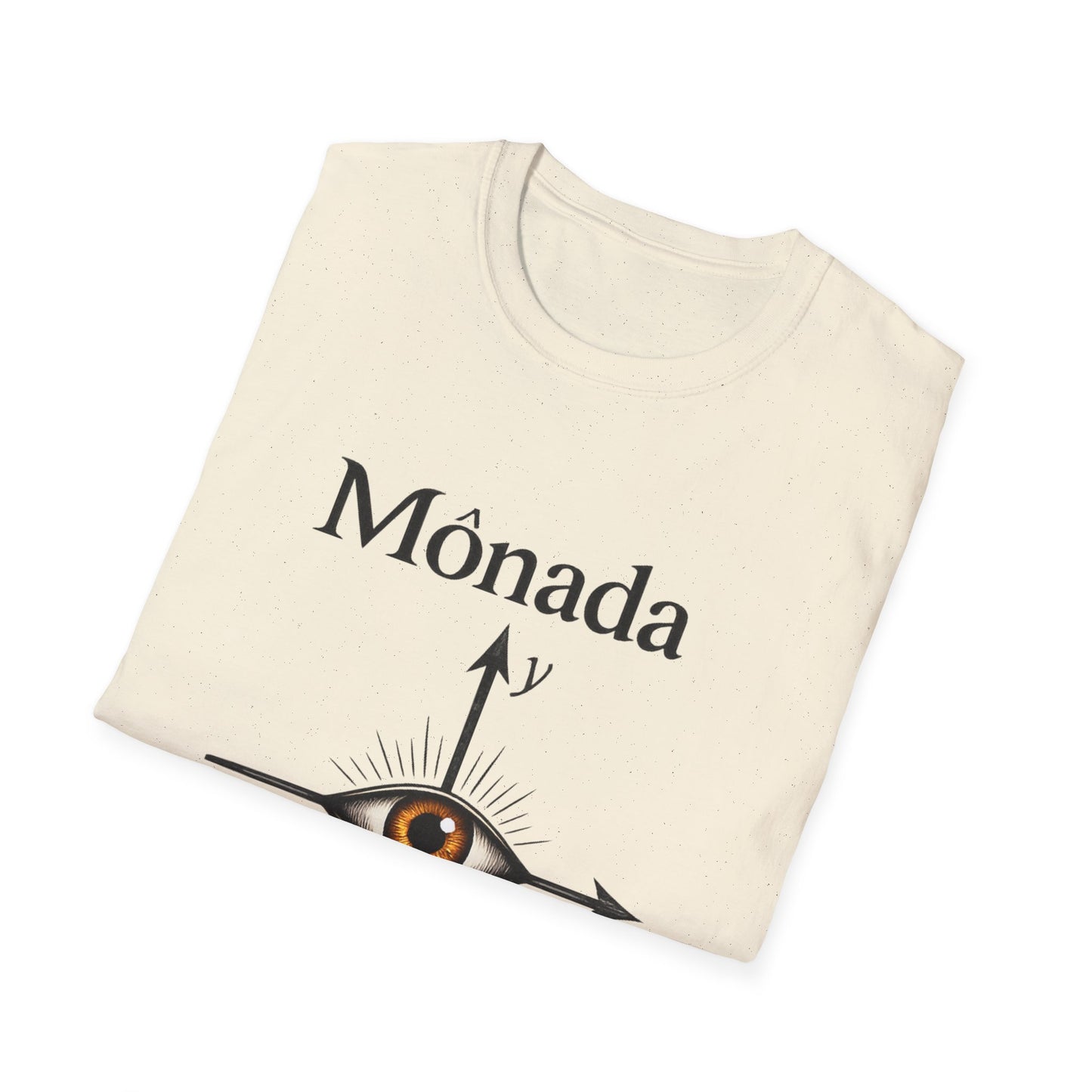 Mônada — Camiseta com estampa filosófica "EU = (0,0)"