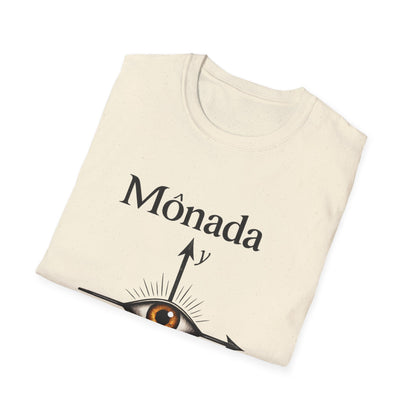 Mônada — Camiseta com estampa filosófica "EU = (0,0)"