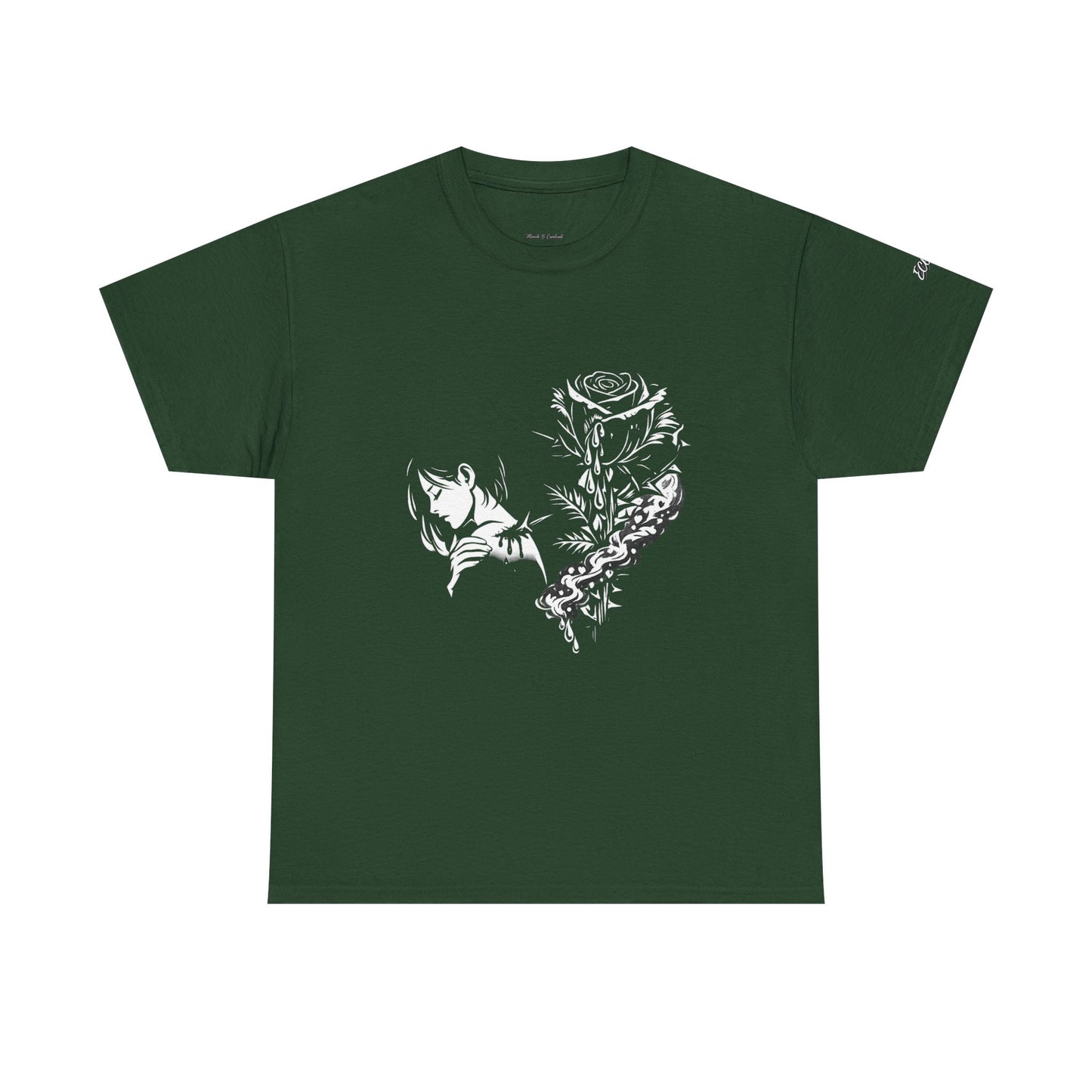 Camiseta Poema Azirrague — Rosa em Luto
