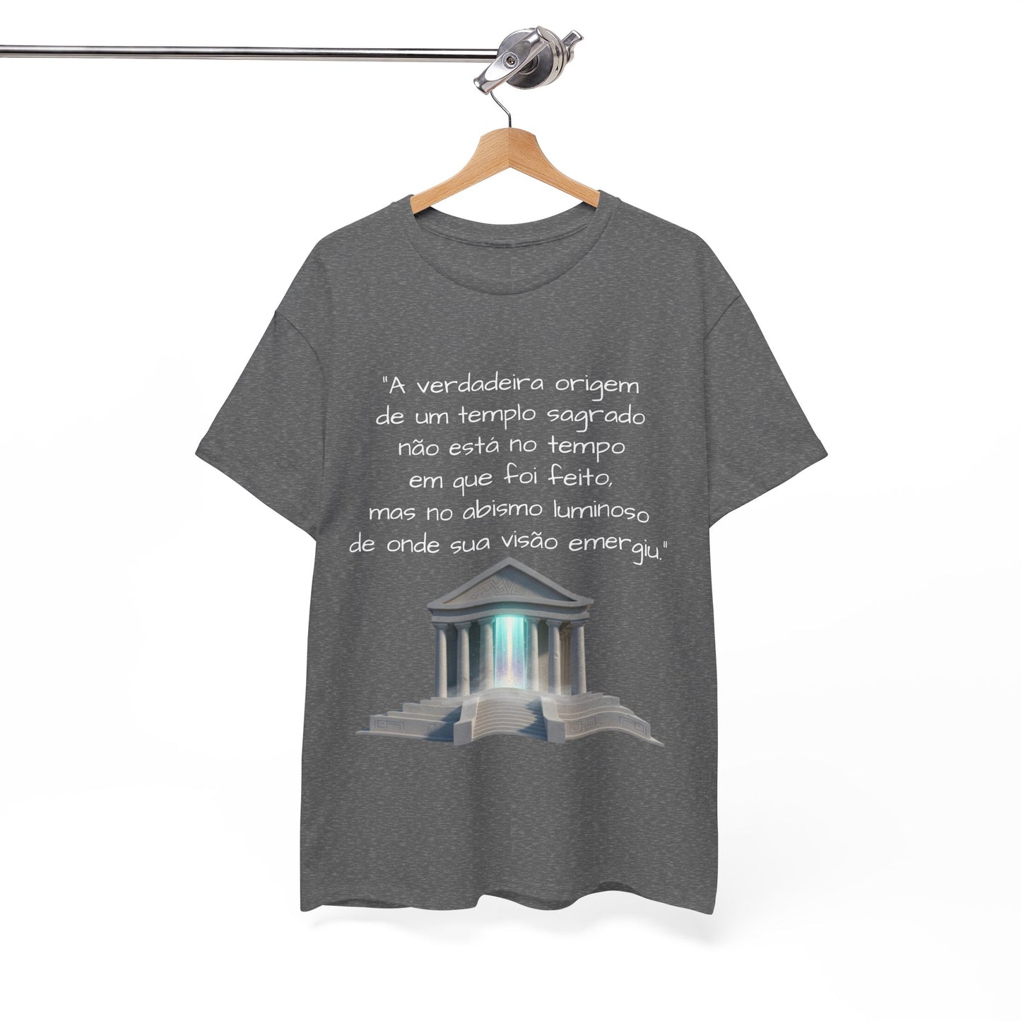 Camiseta Templo Sereno — Algodão 100% Médio