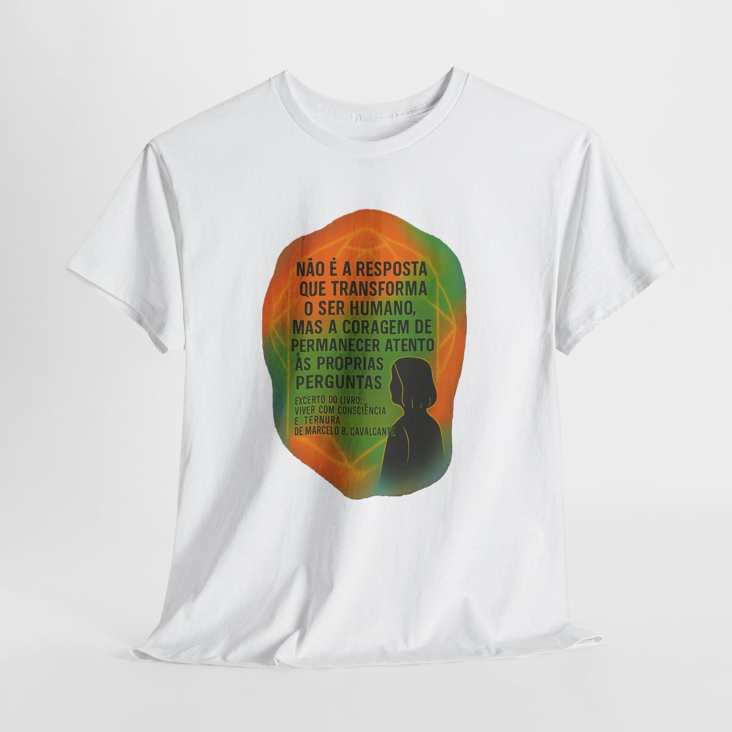 Inspirational Portuguese Quote T-Shirt — 'Coragem de Permanecer Atento'
