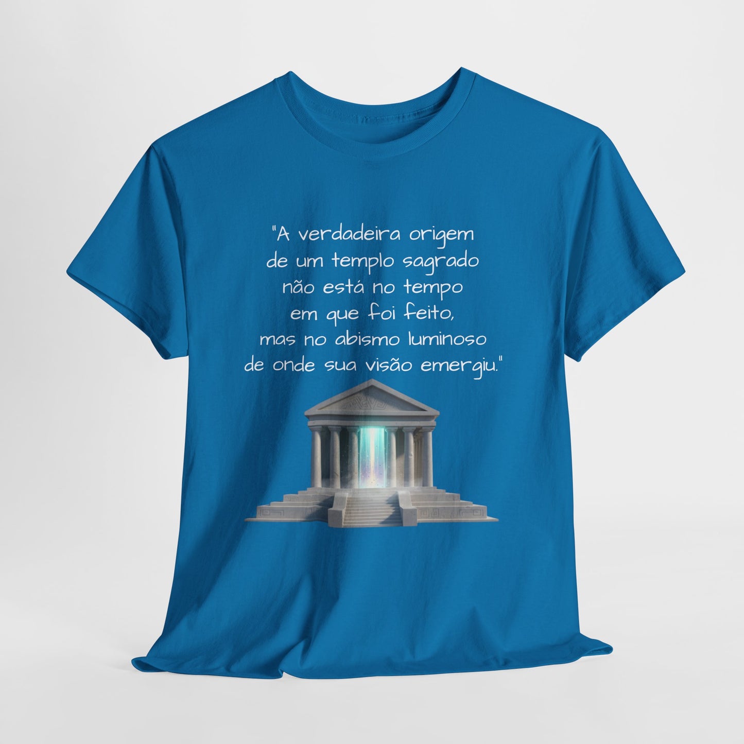 Camiseta Templo Sereno — Algodão 100% Médio