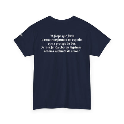 Camiseta Poema Azirrague — Rosa em Luto